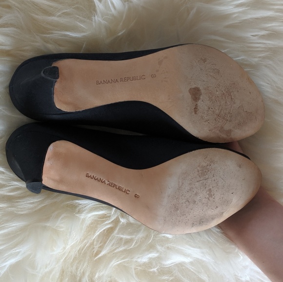 BANANA REPUBLIC jeweled open toe heels sz 8 - Picture 3 of 5